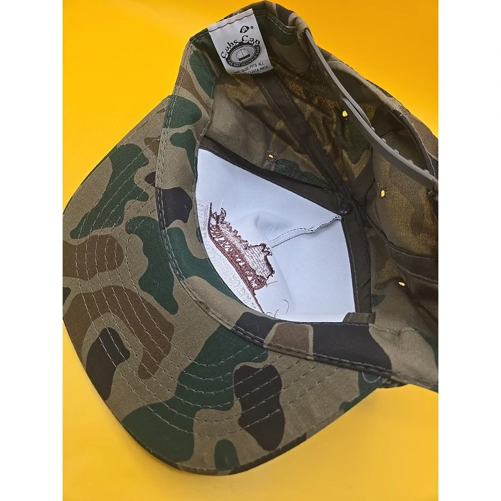 Vintage 90s Boomtown Casino Biloxi Hat Camo Snapback ROPE Cap NEW Deadstock - Picture 5 of 8